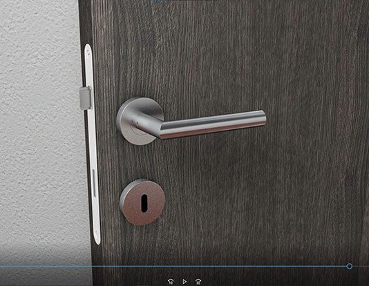 Poignée de porte intérieure : vidéo de pose - Bricotendance